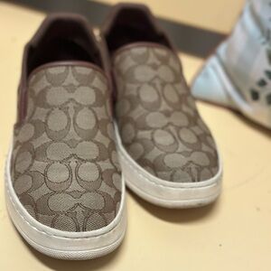 Coach Loafers Women’s Size 8 Wells Sig Slip On